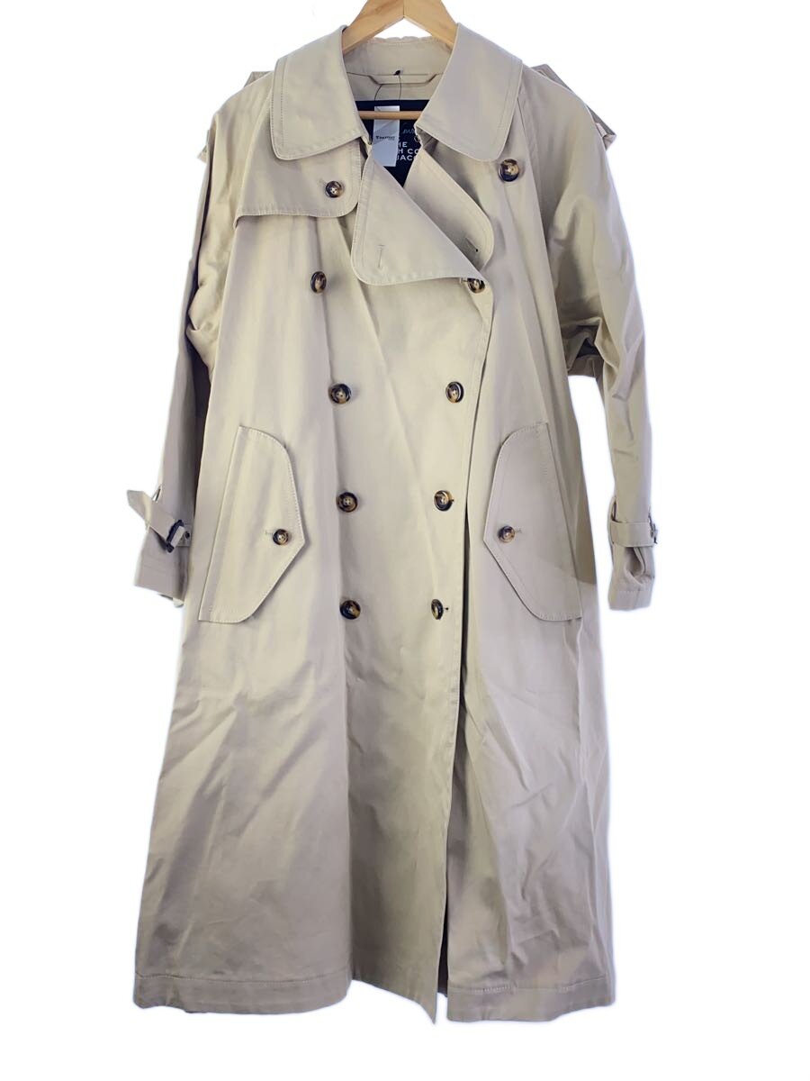【中古】MARC JACOBS◆トレンチコート/M/綿織物/BEG【レディース御召しもの】
