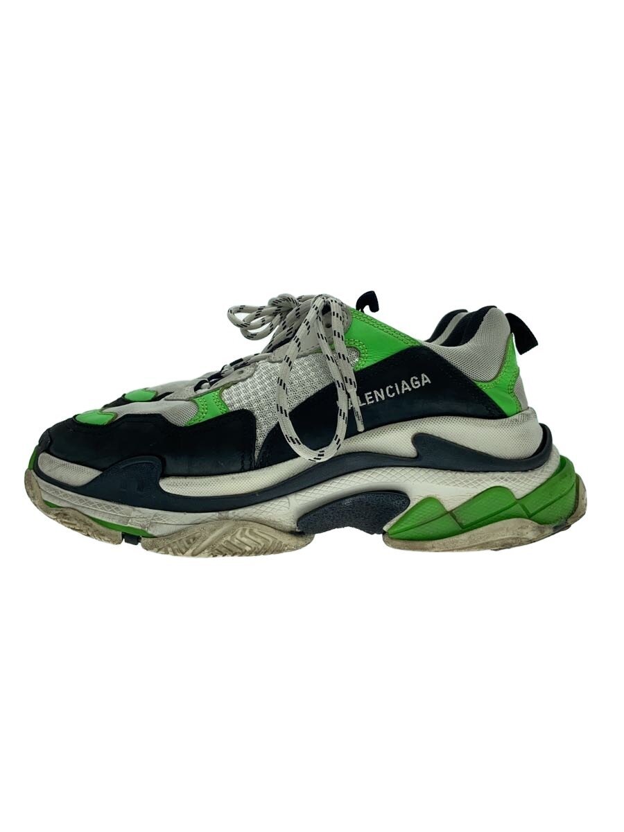 【中古】BALENCIAGA◆TRIPLE S/41/GRN/524039/着付ける感有//【シューズ】