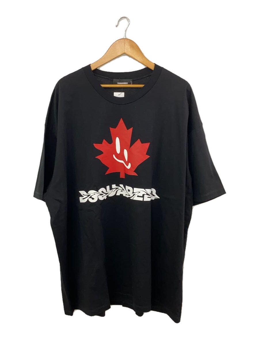 【中古】DSQUARED2◆プルオーバー/XL/綿織物/BLK/S75GD0258 S23009【メンズウェア】