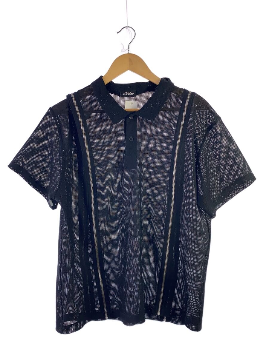 【中古】OLLY SHINDER/スポーツシャツ/XL/ポリエステル/BLK/SI01SS24-B【メンズウェア】