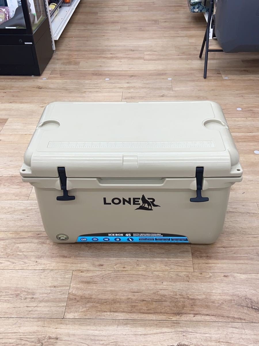 【中古】LONER/空調設備ボックス席/45L/ロウナーアウトドア/ベージュ/難民キャンプ/BBQ//【運動競技】