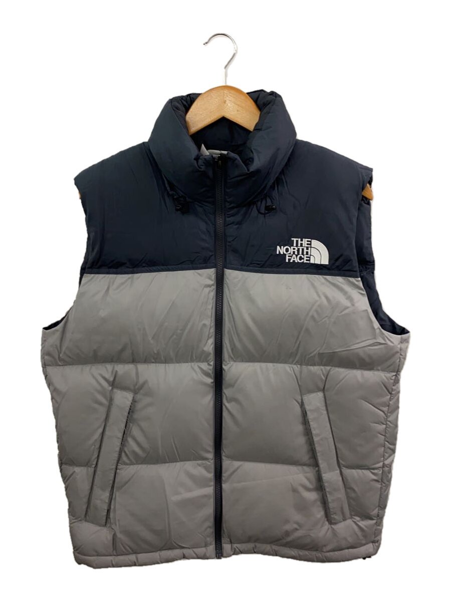 【中古】THE NORTH FACE◆Nuptse Vest/ヌプシベスト/ダウンベスト/2トーン/M/ナイロン/GRY/ND92232【メンズウェア】｜2ｎｄ STREET 店