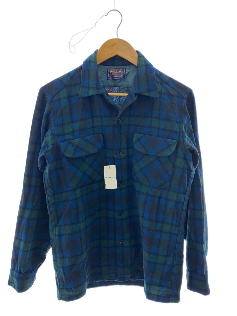 【中古】PENDLETON◆長袖シャツ/S/ウール/BLU//【メンズウェア】|2nd STREET 店