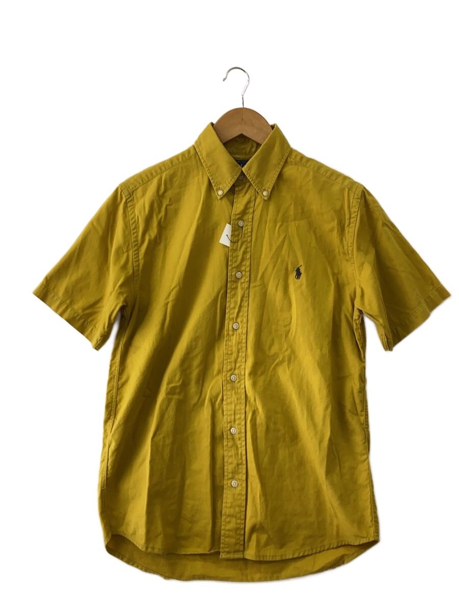 【中古】RALPH LAUREN◆半袖ティーシャツ/S/綿織物/YLW【メンズウェア】