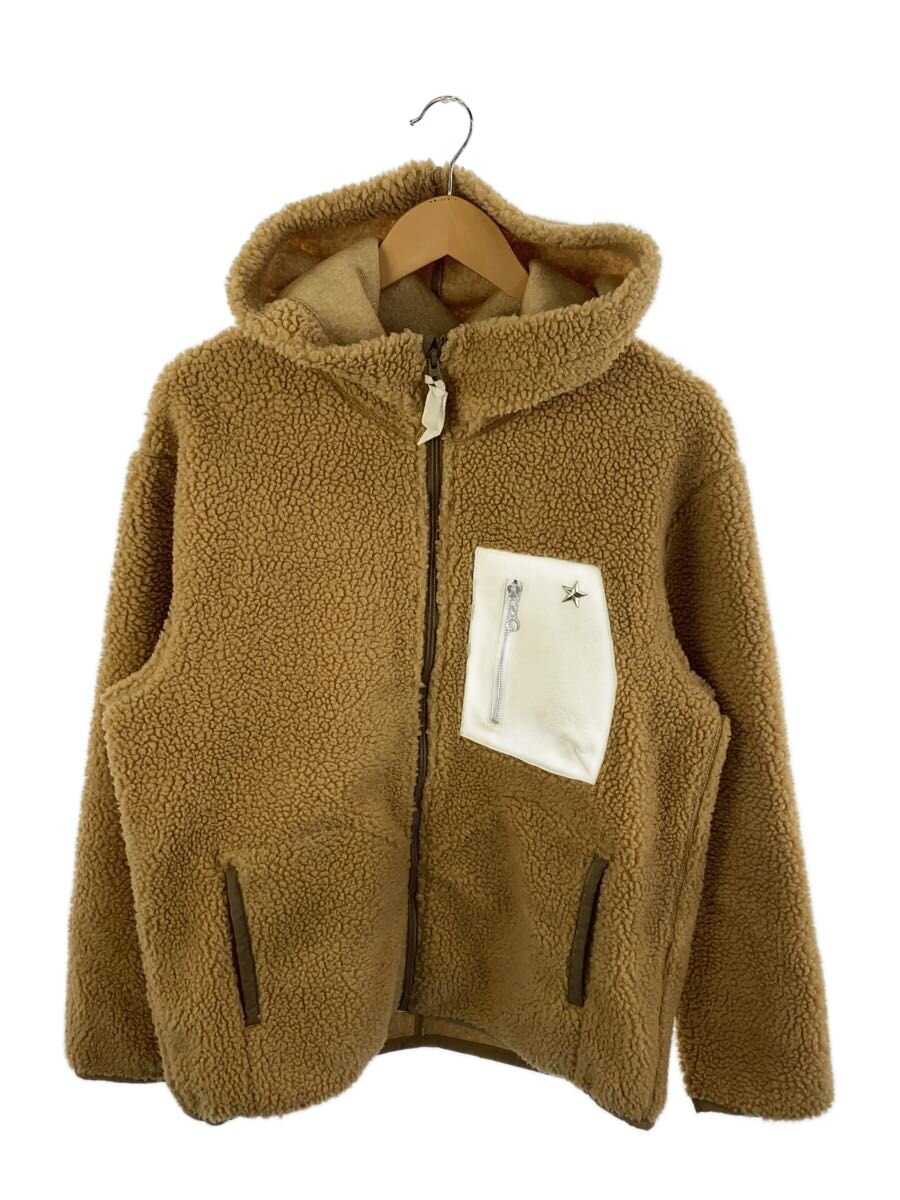 【中古】Schott◆フリースジャケット/L/ポリエステル/ベージュ/3112058/LEATHER POCKET PILE JACK【メンズウェア】|2nd STREET 店