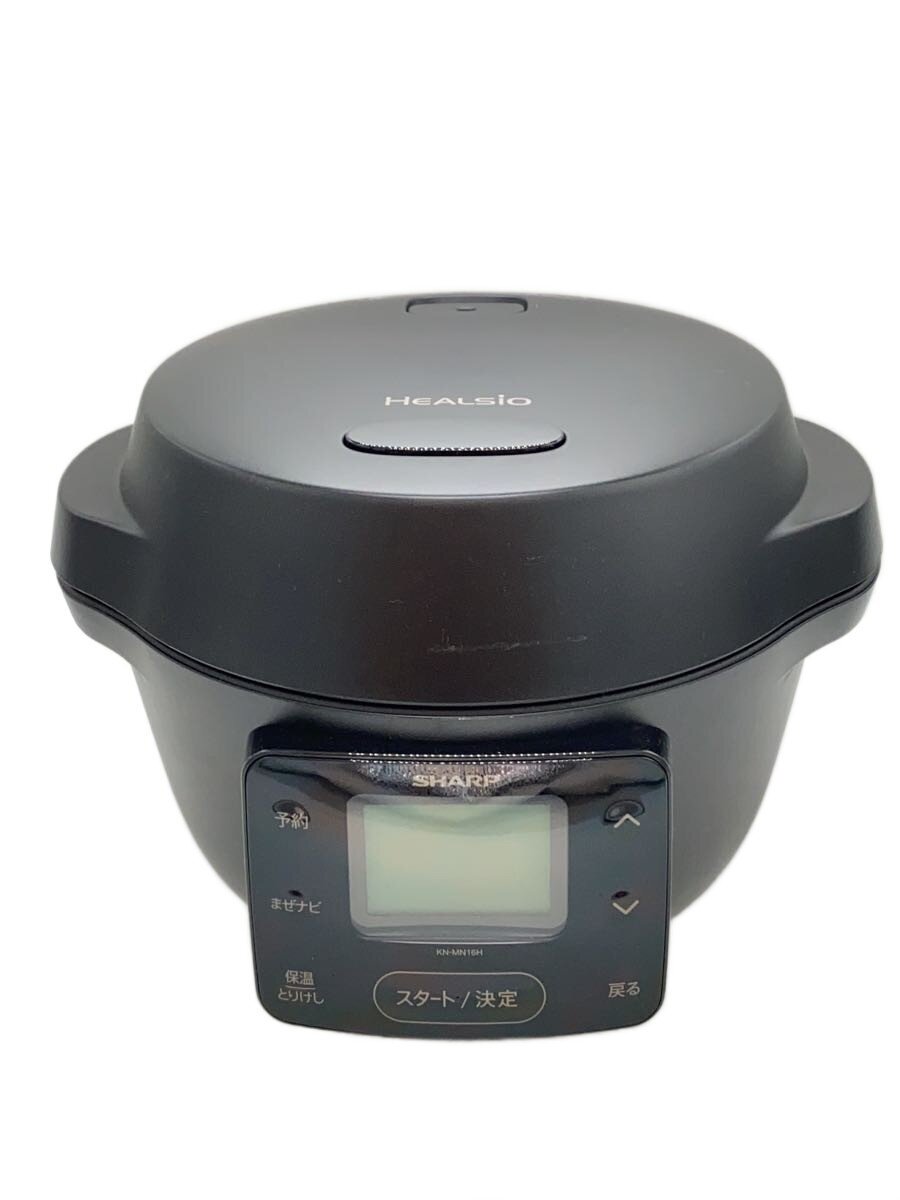 【中古】SHARP◆調理家電その他/KN-MN16H-B/ヘルシーホットクック水なし調理鍋【家電・ビジュアル・オーディオ】