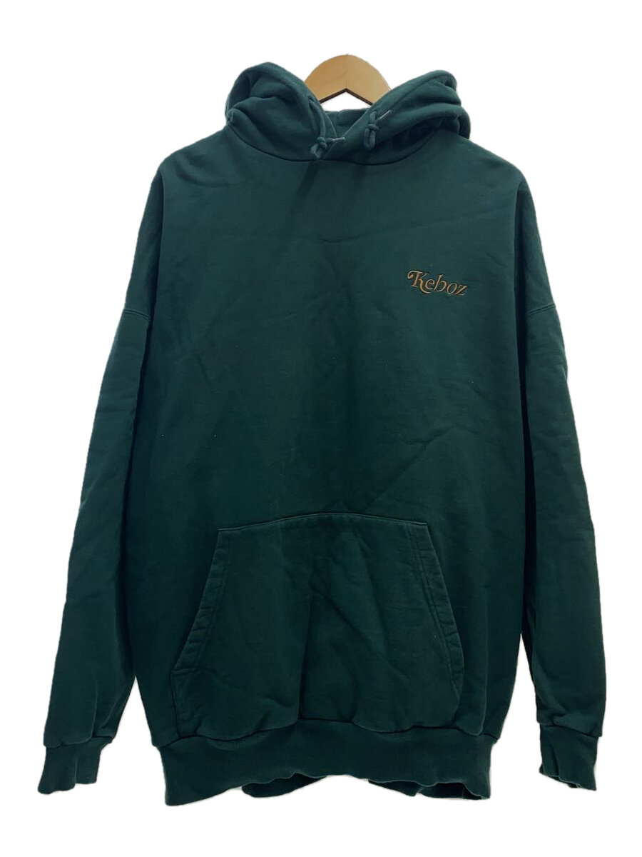 【中古】Keboz◆ケボズ/パーカー/XL/綿織物/GRN/緑であること【メンズウェア】