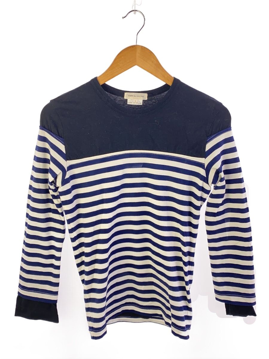 【中古】COMME des GARCONS◆長袖カットソー/S/綿織物/NVY/間借り人/GT-T022【レディースお召しもの】