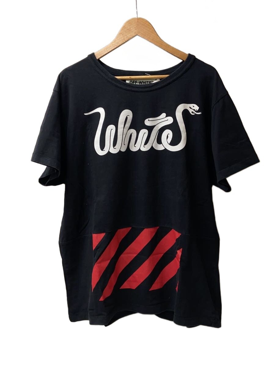 【中古】OFF-WHITE◆プルオーバー/L/綿織物/BLK//【メンズウェア】