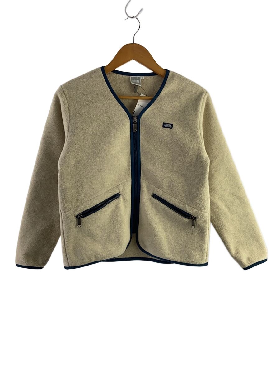 【中古】THE NORTH FACE◆ARMADILLA CARDIGAN_アルマディラカーディガン/S/ポリエステル/BEG/無地//【レディース御召しもの】