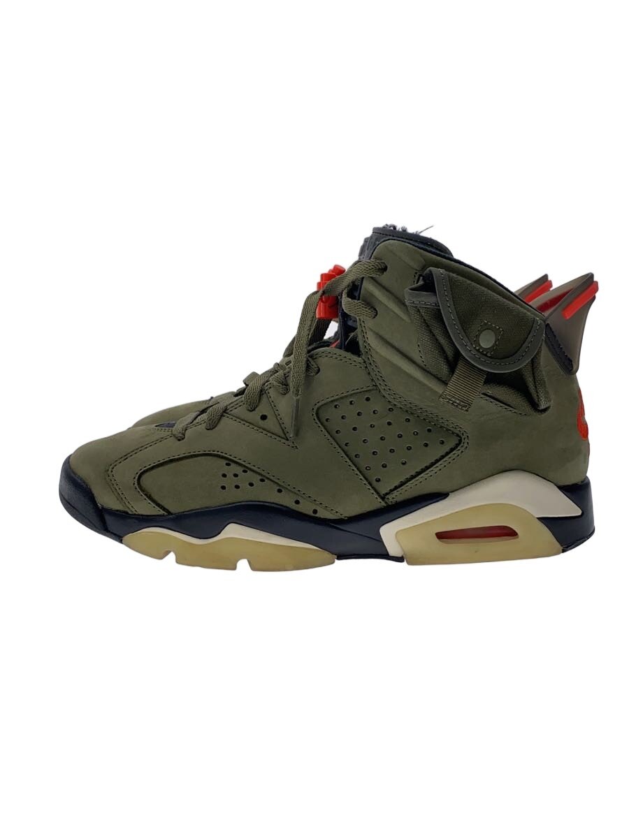 【中古】NIKE◆AIR JORDAN 6 RETRO SP/エアジョーダン6レトロスペシャル/カーキ/CN1084-200/26.【シューズ】