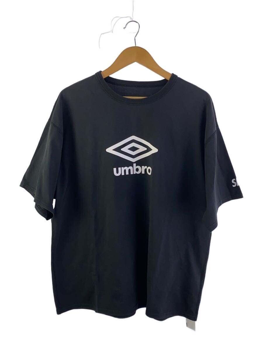 【中古】UMBRO◆UMBRO X WDS REVERSIBLE T-SHIRT/Tシャツ/L/コットン/BLK/無地/WDS-UMB-【メンズウェア】｜2ｎｄ STREET 店