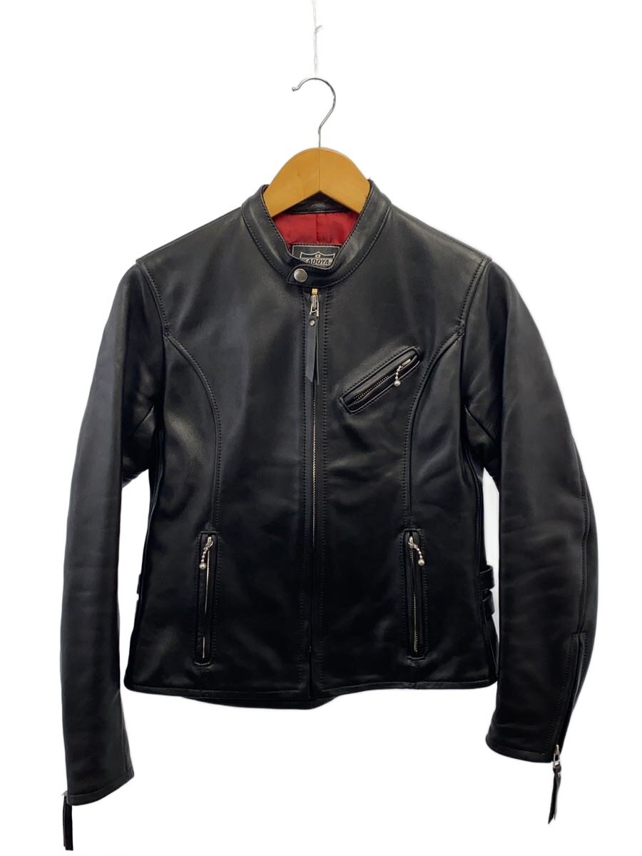 【中古】KADOYA◆シングルライダースジャケット/S/牛革/BLK【メンズウェア】|2nd STREET 店