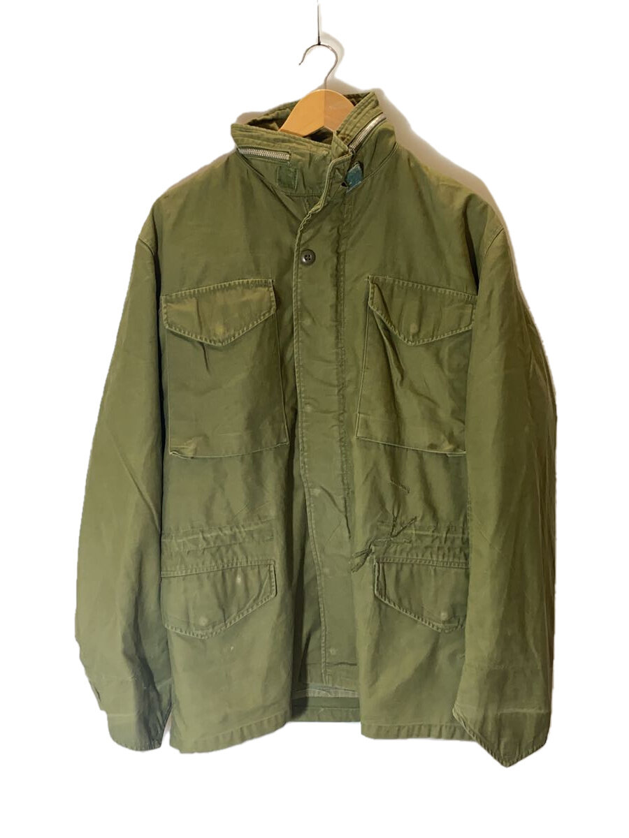【中古】US.ARMY◆ミリタリー上衣/--/綿織物/KHK/60s/M-65/1st/軽銀CONMAR/取り繕い//【メンズウェア】