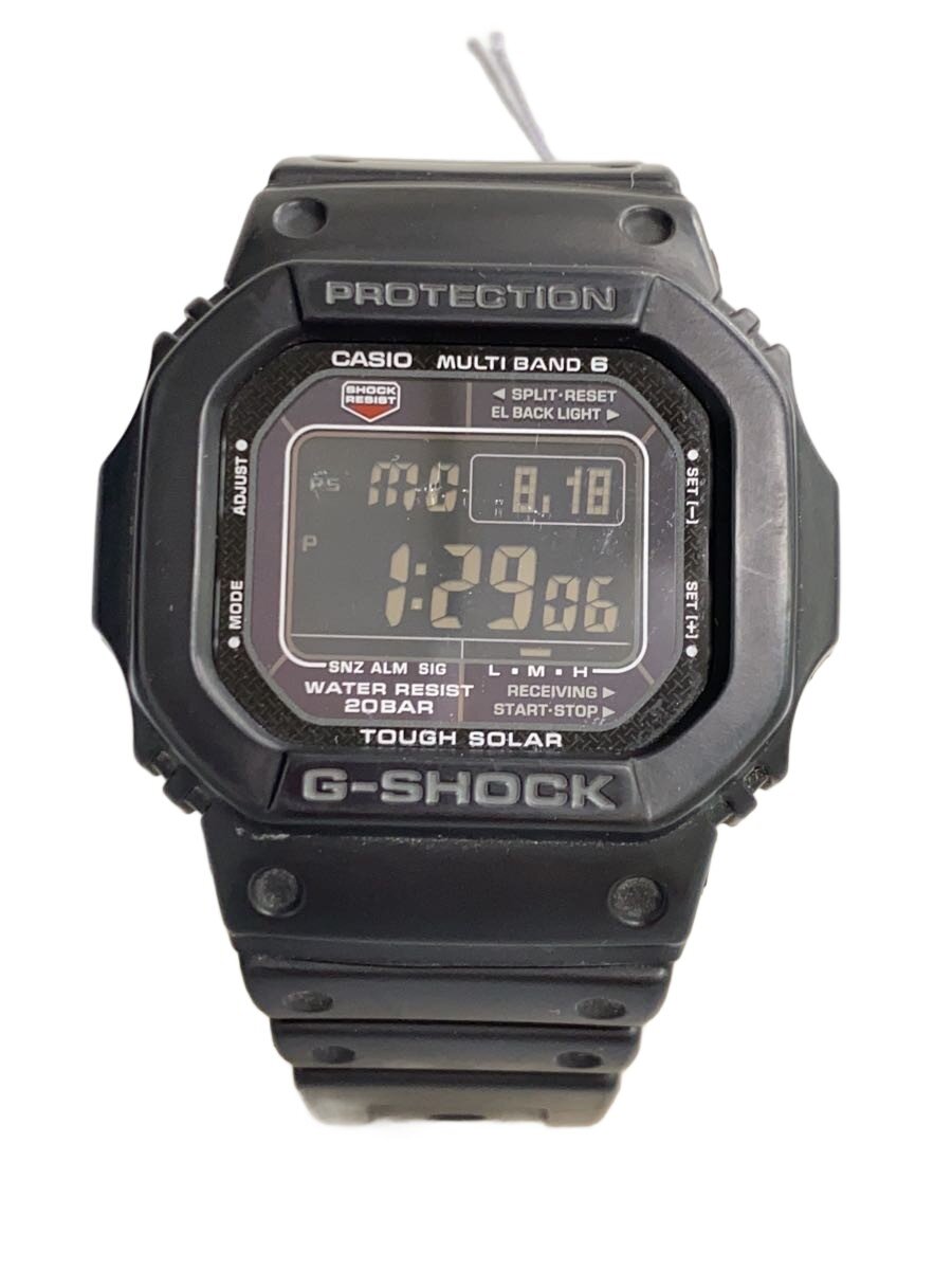 【中古】CASIO◆石英ウオッチ・G-SHOCK/デジタル/--/BLK/BLK/SS【服飾雑貨他】