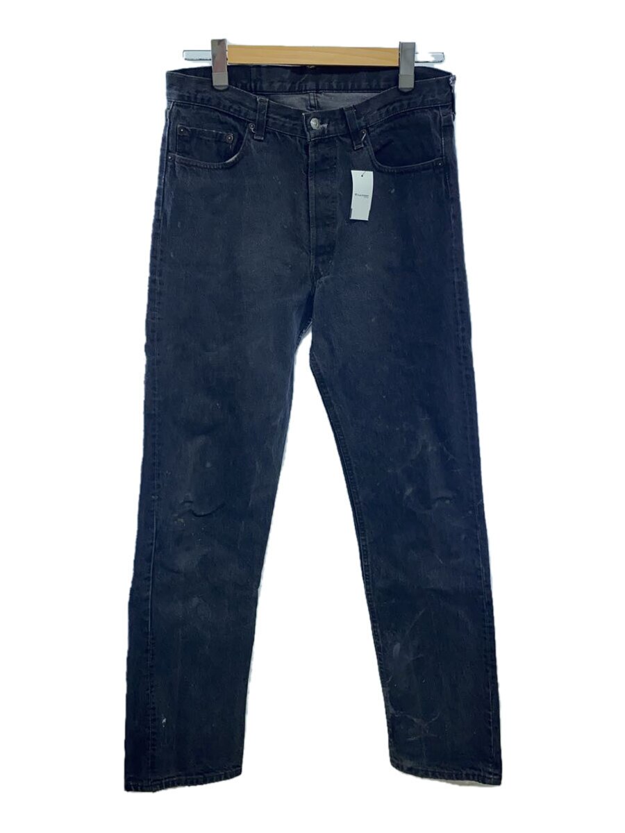【中古】Levi’s◆80s/501-0658/522/MADE IN USA/後染め/引っ切り無い/33/ジーンズ/黒いこと【メンズウェア】