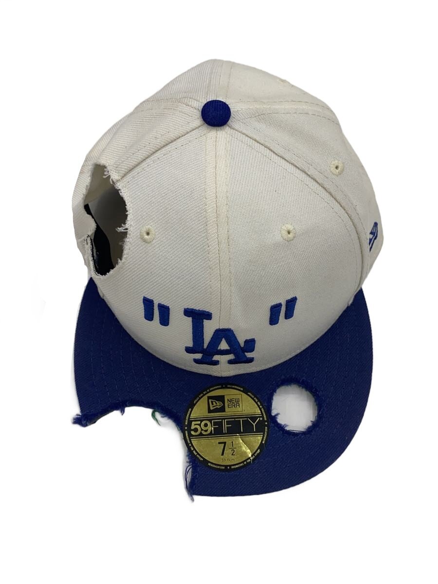 【中古】NEW ERA◆旗がしら/7 1/2/ポリエステル/CRM/メンズ//【服飾雑貨他】