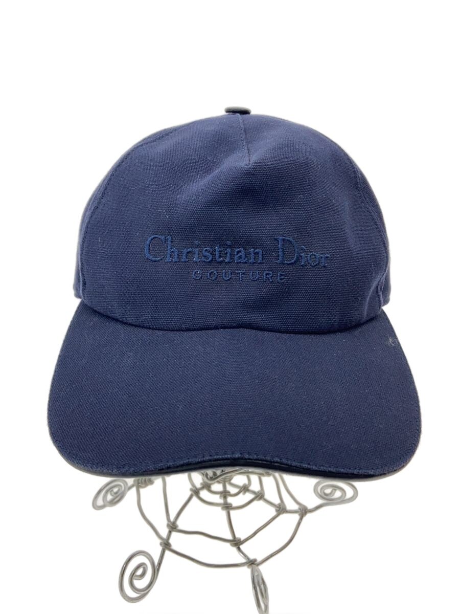 【中古】Christian Dior◆旗がしら/S/綿織物/NVY/無地/レディース【服飾雑貨他】