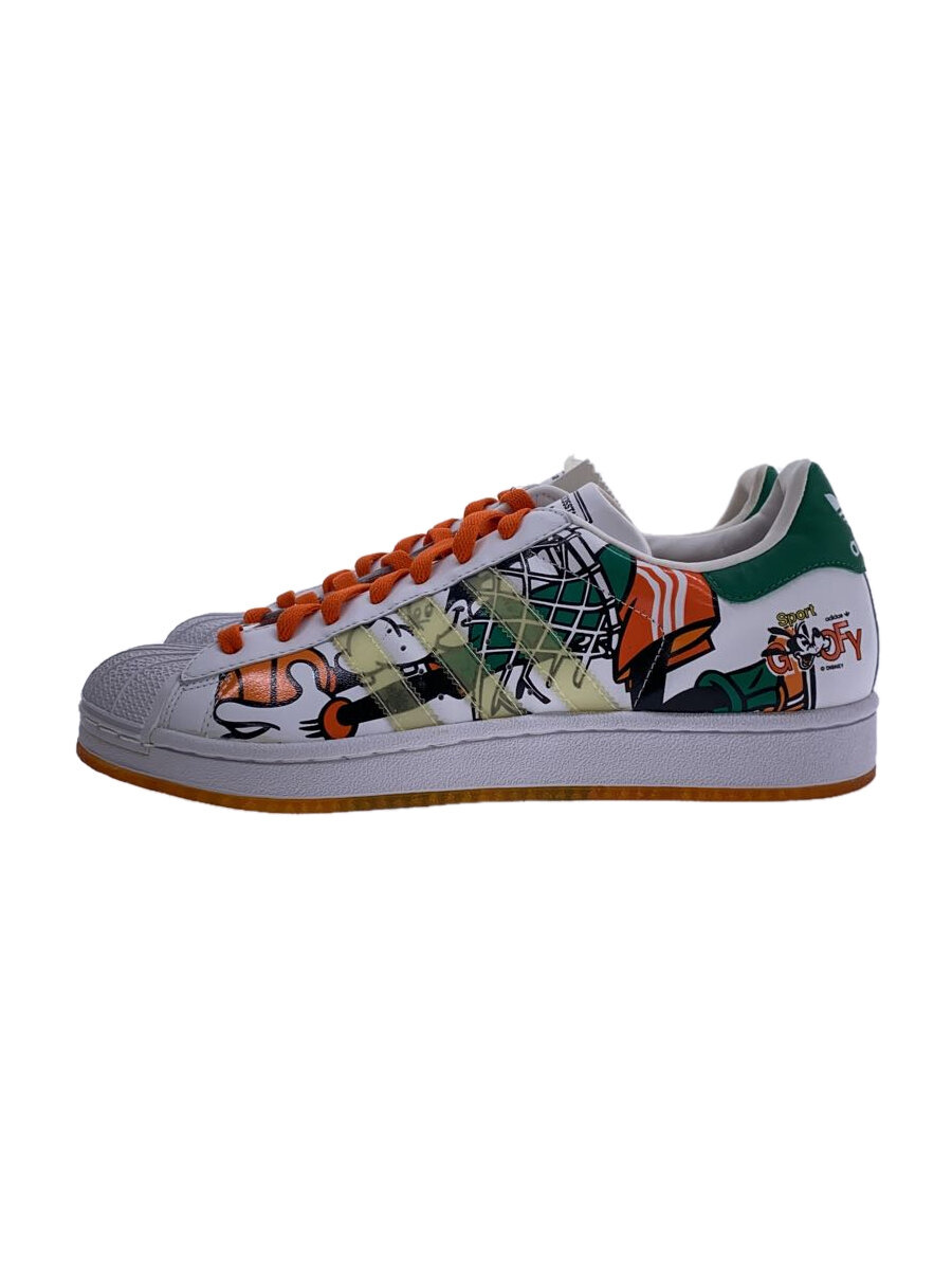 【中古】adidas◆スーパースター/28cm/マルチカラー/35周年/グーフィー【シューズ】画像