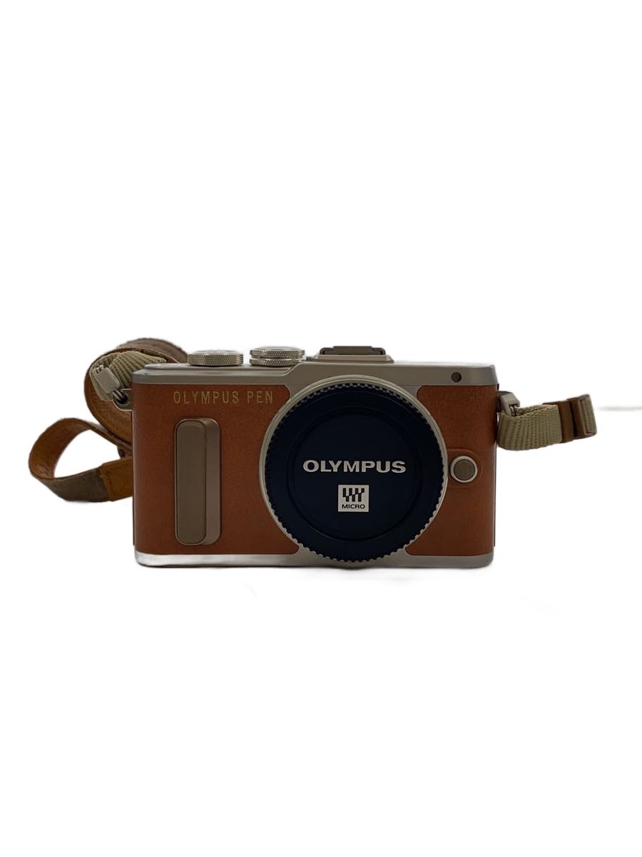 【中古】OM SYSTEM(OLYMPUS)◆デジタル一眼写真機 OLYMPUS PEN E-PL8 EZダブルズームキット [赤銅色]//【写真機】