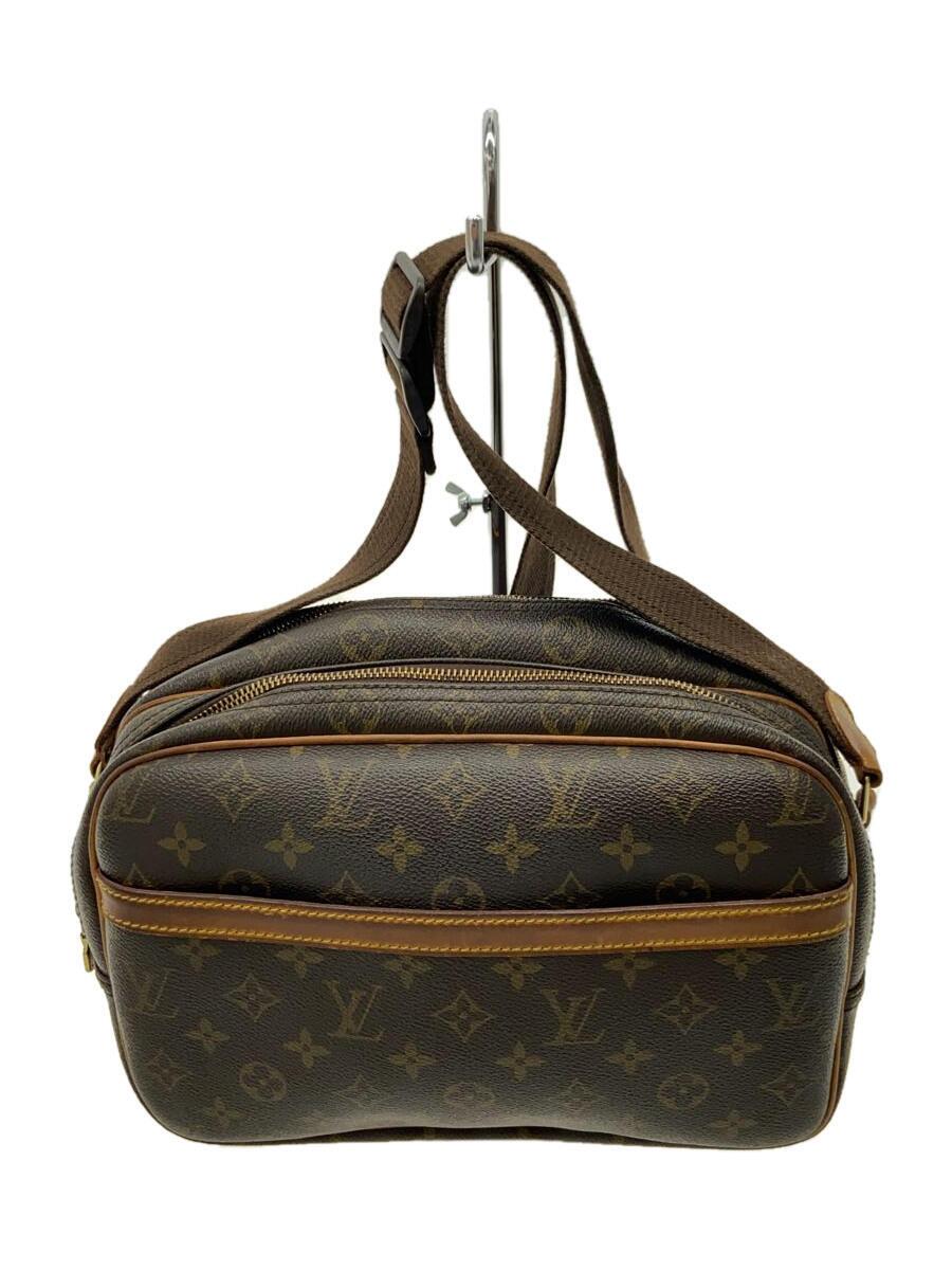 【中古】LOUIS VUITTON◆リポーターPM_モノグラム・キャンバス_BRW/PVC/BRW【バッグ】|2nd STREET 店