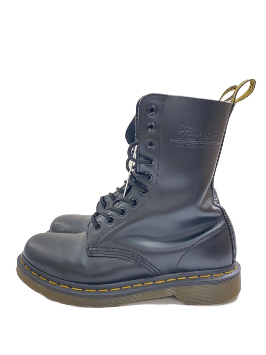 【中古】Dr.Martens◆レースアップブーツ/US7/BLK/なめし革/11858/傷有り【シューズ】