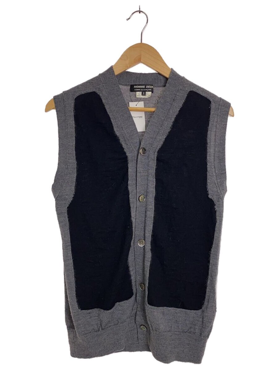【中古】COMME des GARCONS HOMME DEUX◆より良い/M/羊毛/GRY/DC-N008【メンズウェア】