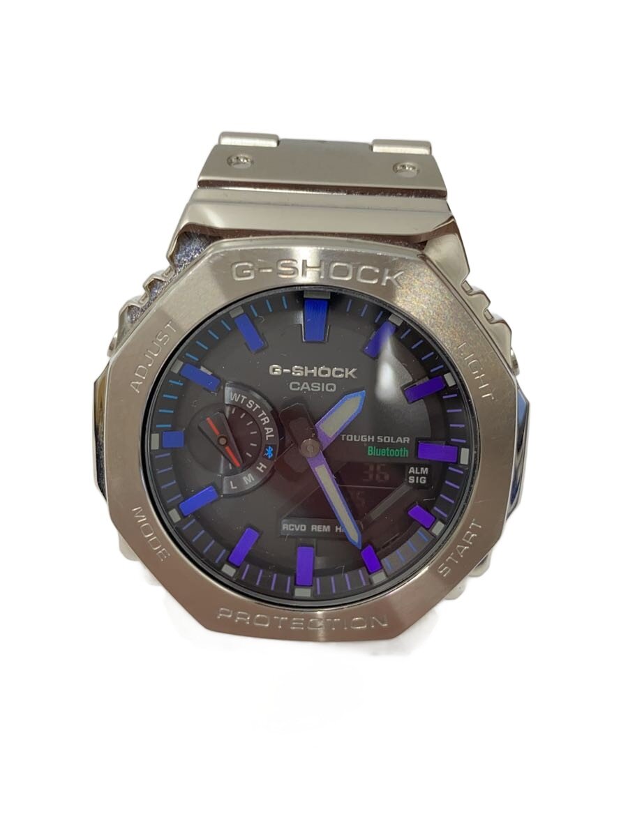 【中古】CASIO◆ソーラーウオッチ/デジアナ/ステンレス鋼/SS/GM-B2100【服飾雑貨他】