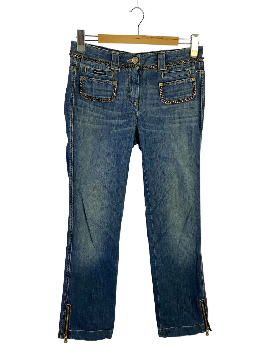【中古】DOLCE\u0026GABBANA◆下つ方/40/ジーンズ/IDG/無地【メンズウェア】