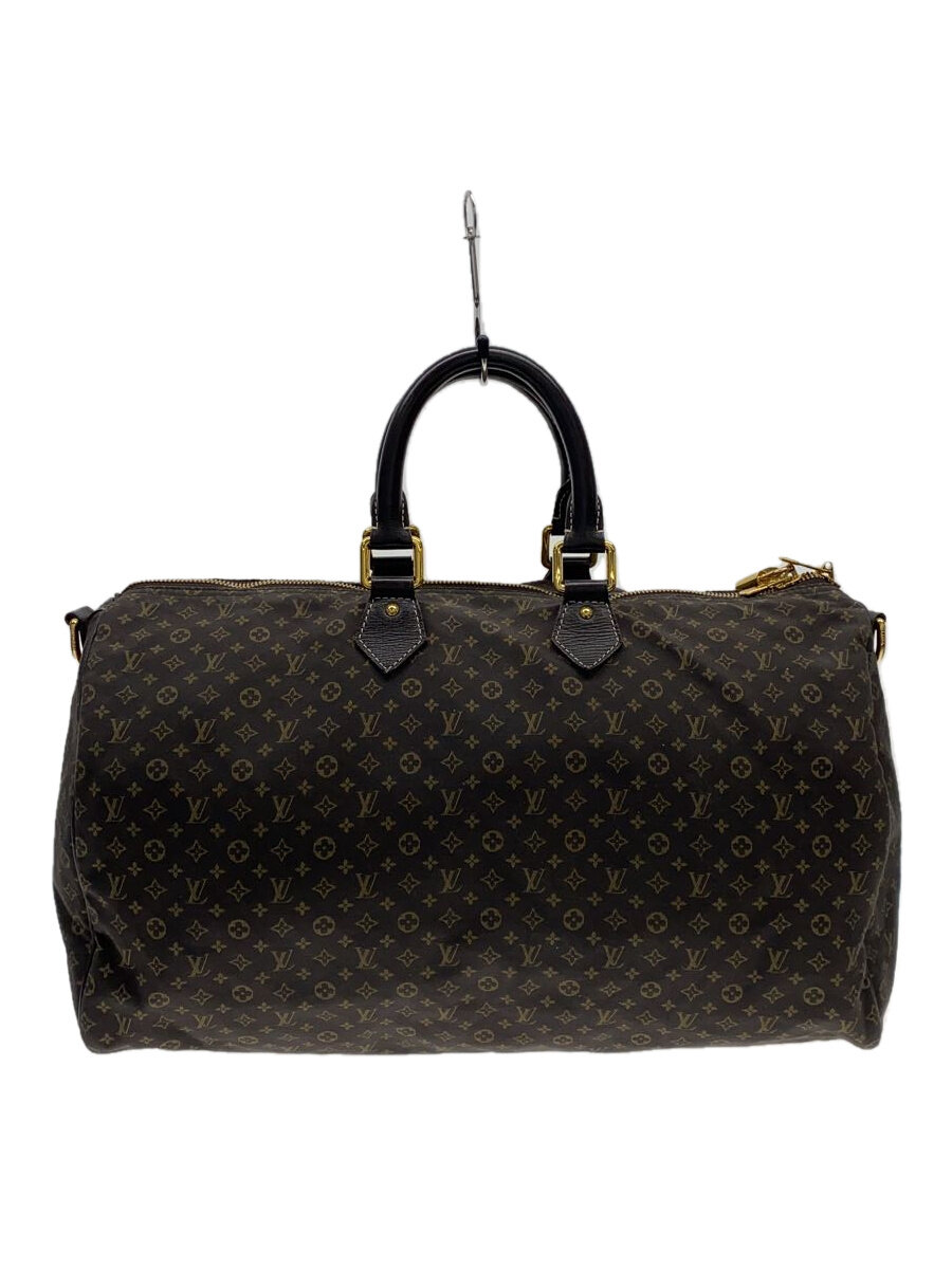 【中古】LOUIS VUITTON◆スピーディ・ヴォワヤージュ45_モノグラム・イディール_BRW/帆布/BRW【御徒面子】