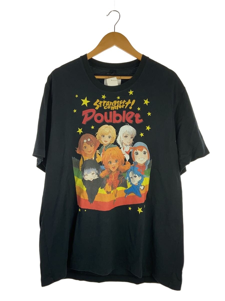 【中古】doublet◆Tシャツ/L/--/BLK/プリント/25SS82LC5//【メンズウェア】｜2ｎｄ STREET 店