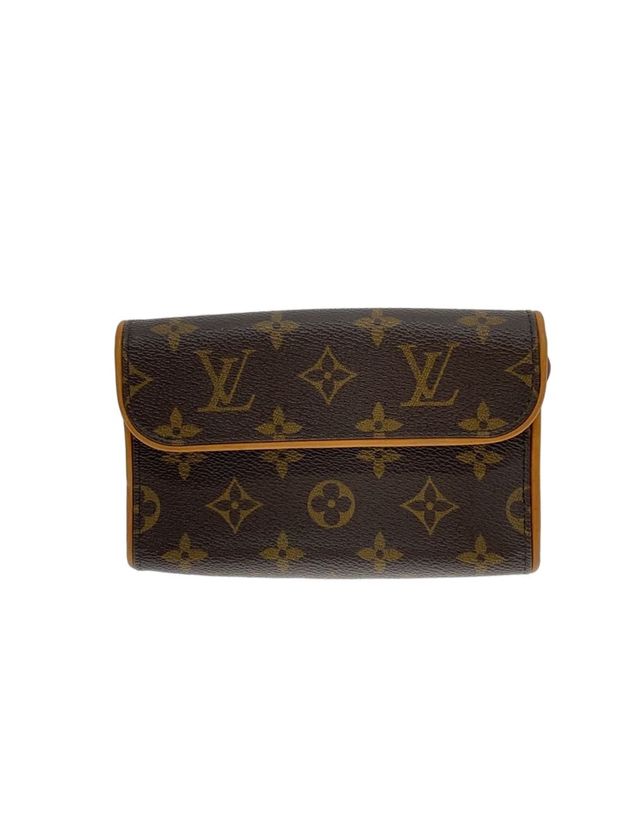 【中古】LOUIS VUITTON◆ポシェット・フロランティーヌ_モノグラム・帆布/PVC/BRW/総柄//【御徒面子】