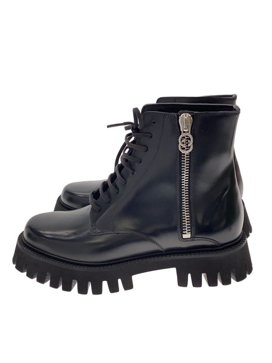 【中古】GUCCI◆サイドジップブーツ/7/BLK/699584【シューズ】