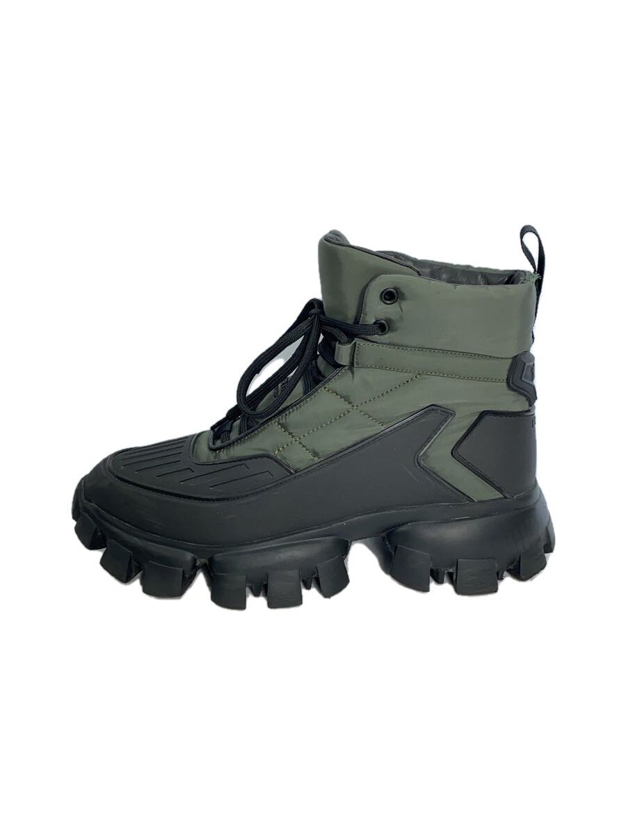 【中古】PRADA◆クラウドバストサンダー/ハイカットスニーカー/US7.5/BLK//【シューズ】