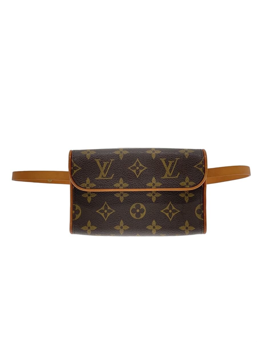 【中古】LOUIS VUITTON◆ポシェット・フロランティーヌ_モノグラム・帆布/PVC/BRW/総柄//【御徒面子】