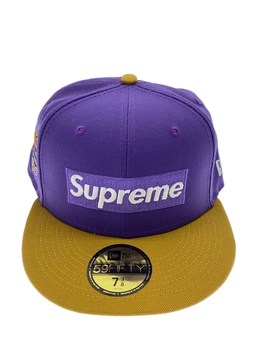 【中古】Supreme◆×NEW ERA/22SS/2-TONE/ボックス席ロゴタイプ/旗がしら/7 3/8/ポリエステル/PUP/メンズ【服飾雑貨他】