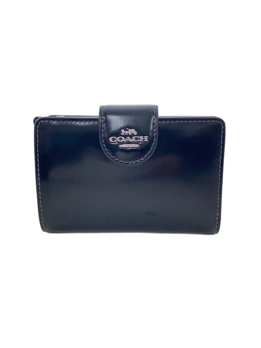 【中古】COACH◆2つ折り財布/レザー/BLK/無地/レディース/cw526【服飾雑貨他】｜2ｎｄ STREET 店