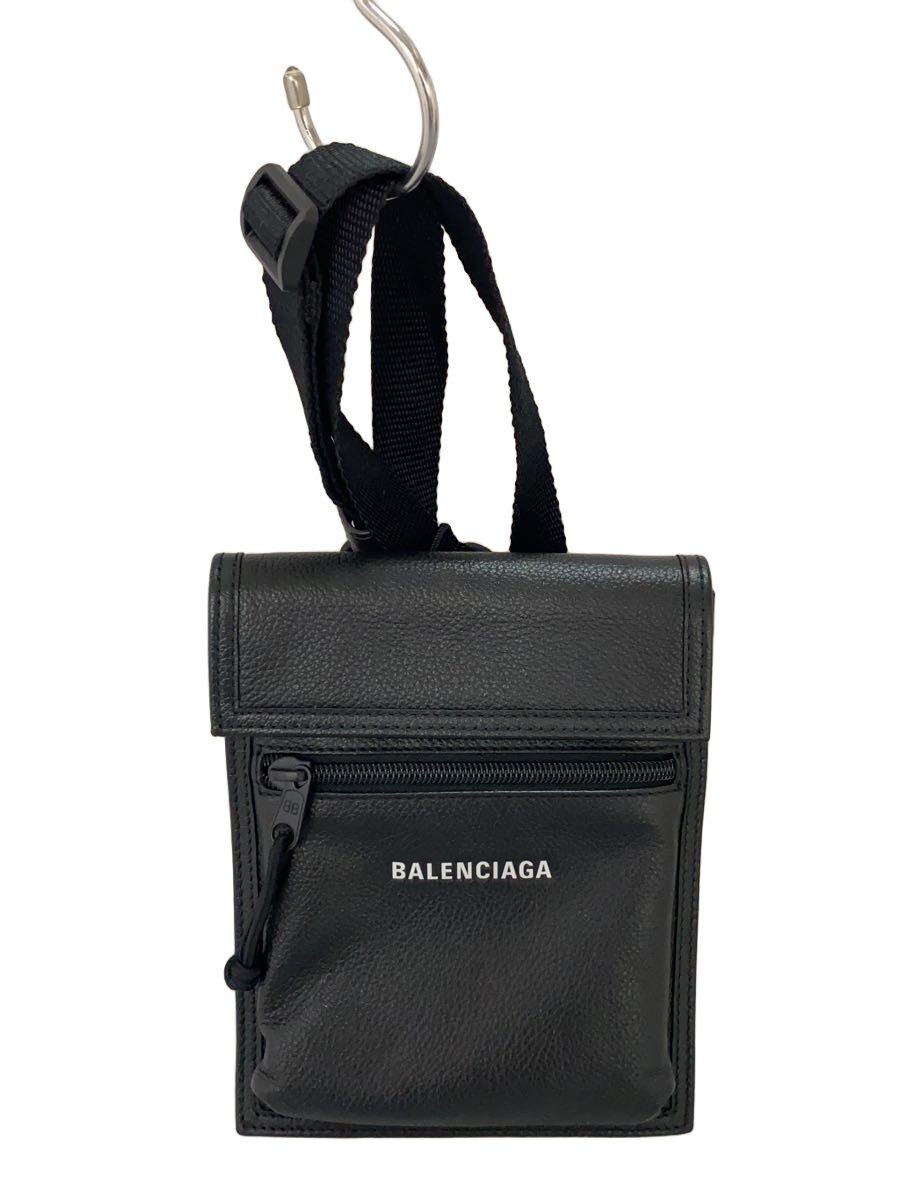 【中古】BALENCIAGA◆ショルダーバッグ/レザー/BLK/無地/655982・1090・M・527277【バッグ】｜2ｎｄ STREET 店
