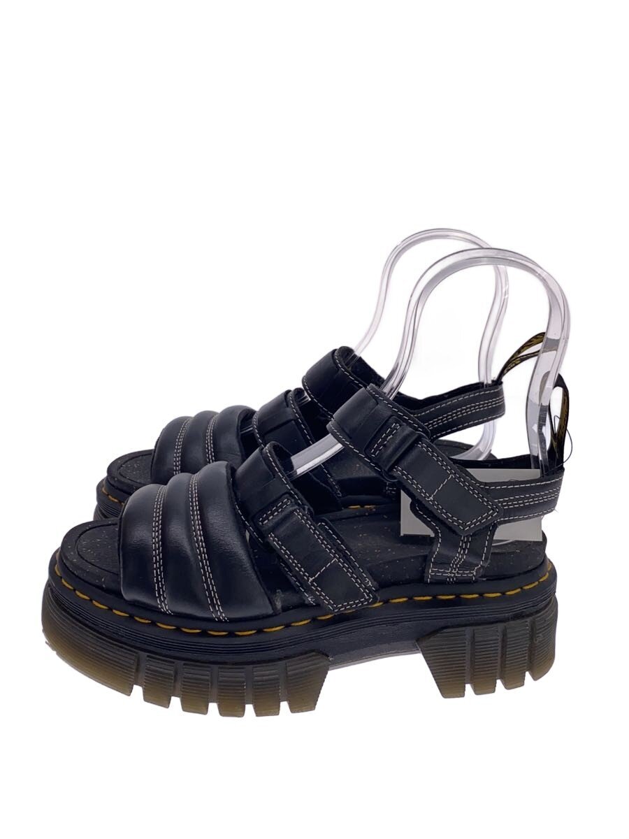 【中古】Dr.Martens◆RICKI 3-STRAP SANDAL/サンダル/US7/BLK/AW006【シューズ】