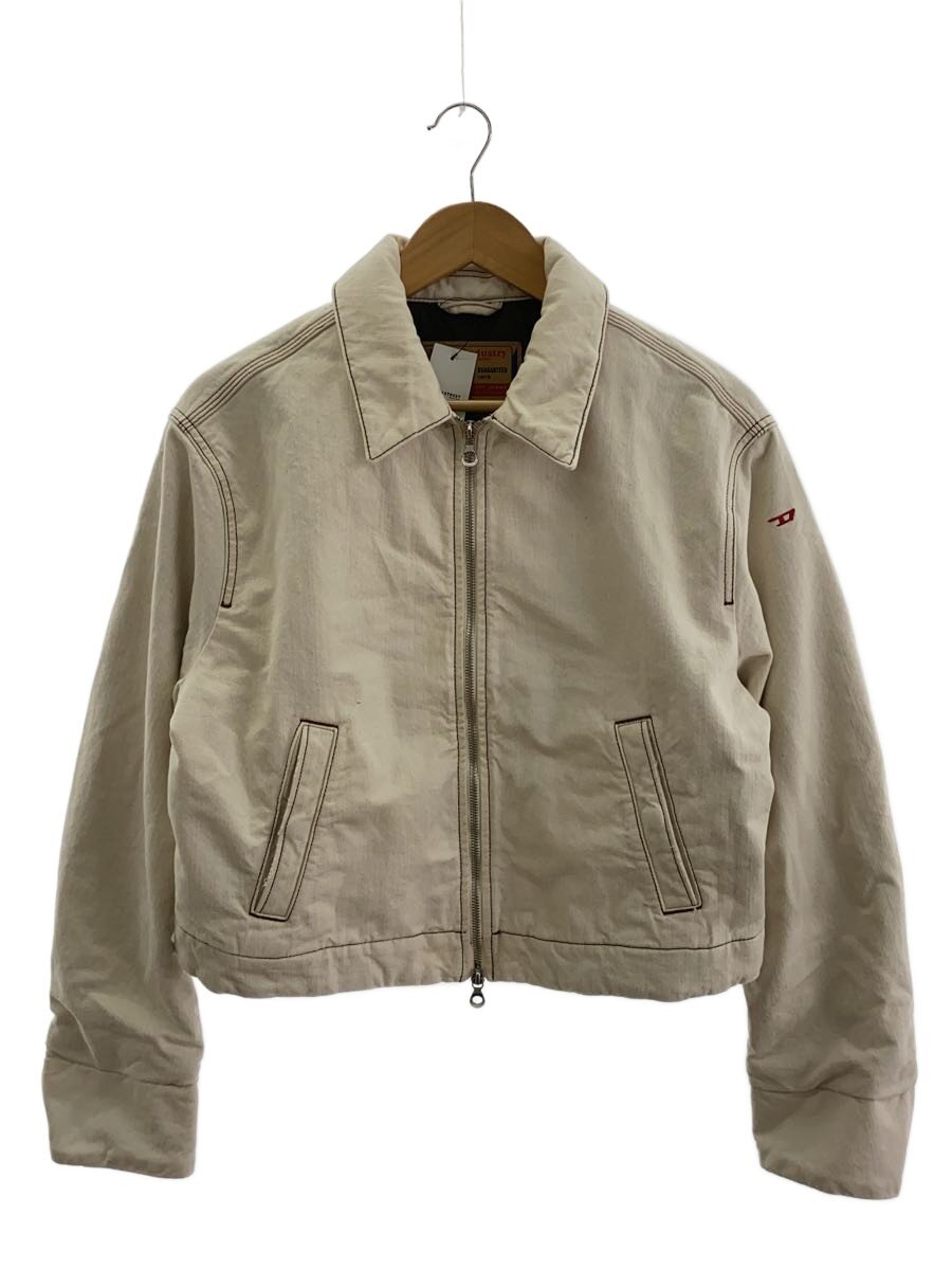 【中古】DIESEL◆Gジャン/M/綿織物/WHT/DE-N0VA【レディース御召しもの】