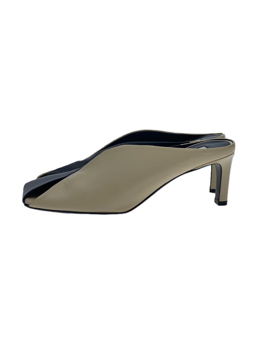 【中古】JIL SANDER◆パンプス/37/黒いこと/なめし革/J16WP0004【シューズ】
