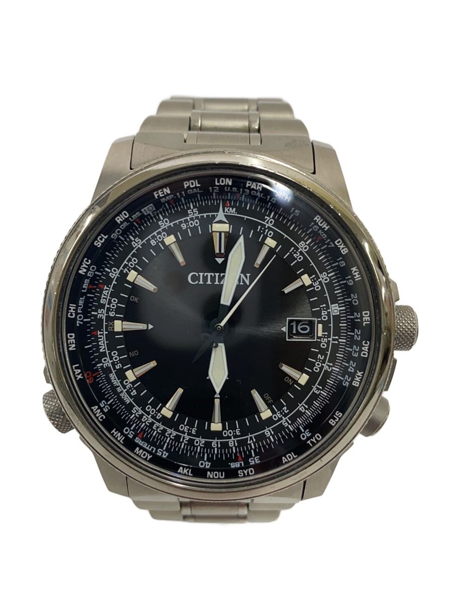 【中古】CITIZEN◆ソーラー腕時計/アナログ/ステンレス/SLV/SLV/H145-T019391【服飾雑貨他】|2nd STREET 店