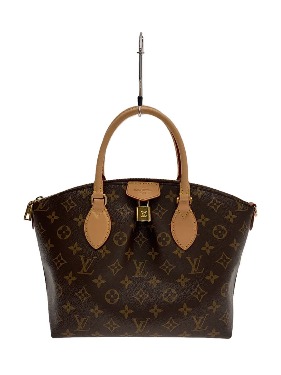 【中古】LOUIS VUITTON◆ボエシNM PM_モノグラム・帆布_BRW/なめし革/赤銅色/モノグラム/M45986【御徒面子】