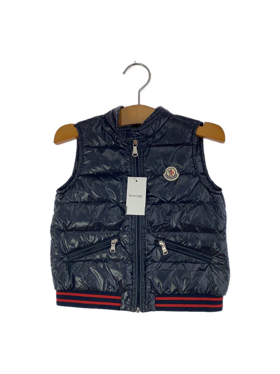 【中古】MONCLER◆YAEL GILET/より良い/100珊/ナイロン/BLK/519524331799 53029【キッズ】