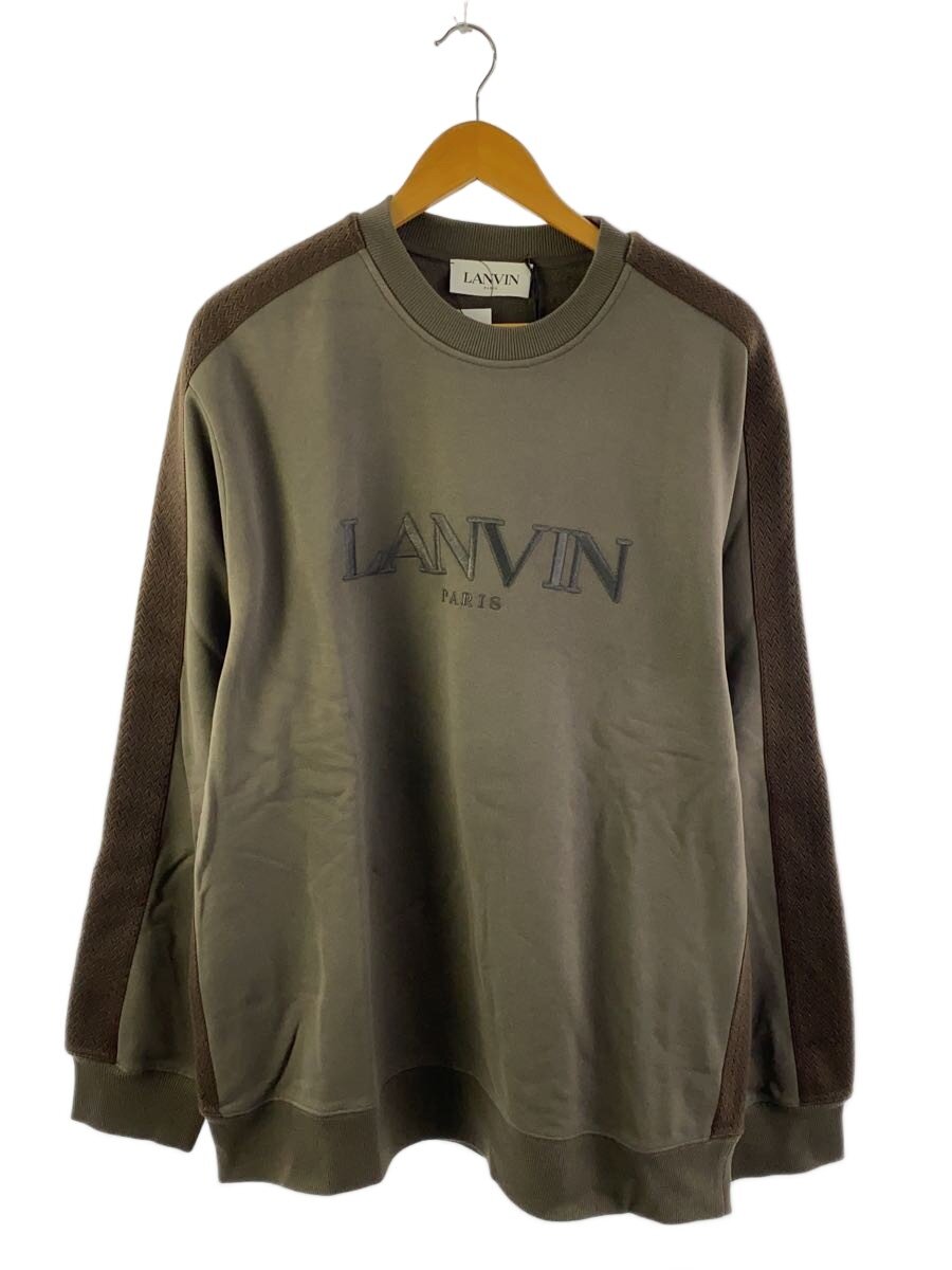 【中古】LANVIN◆神のことば情の籠もった/M/綿織物/BRW【メンズウェア】