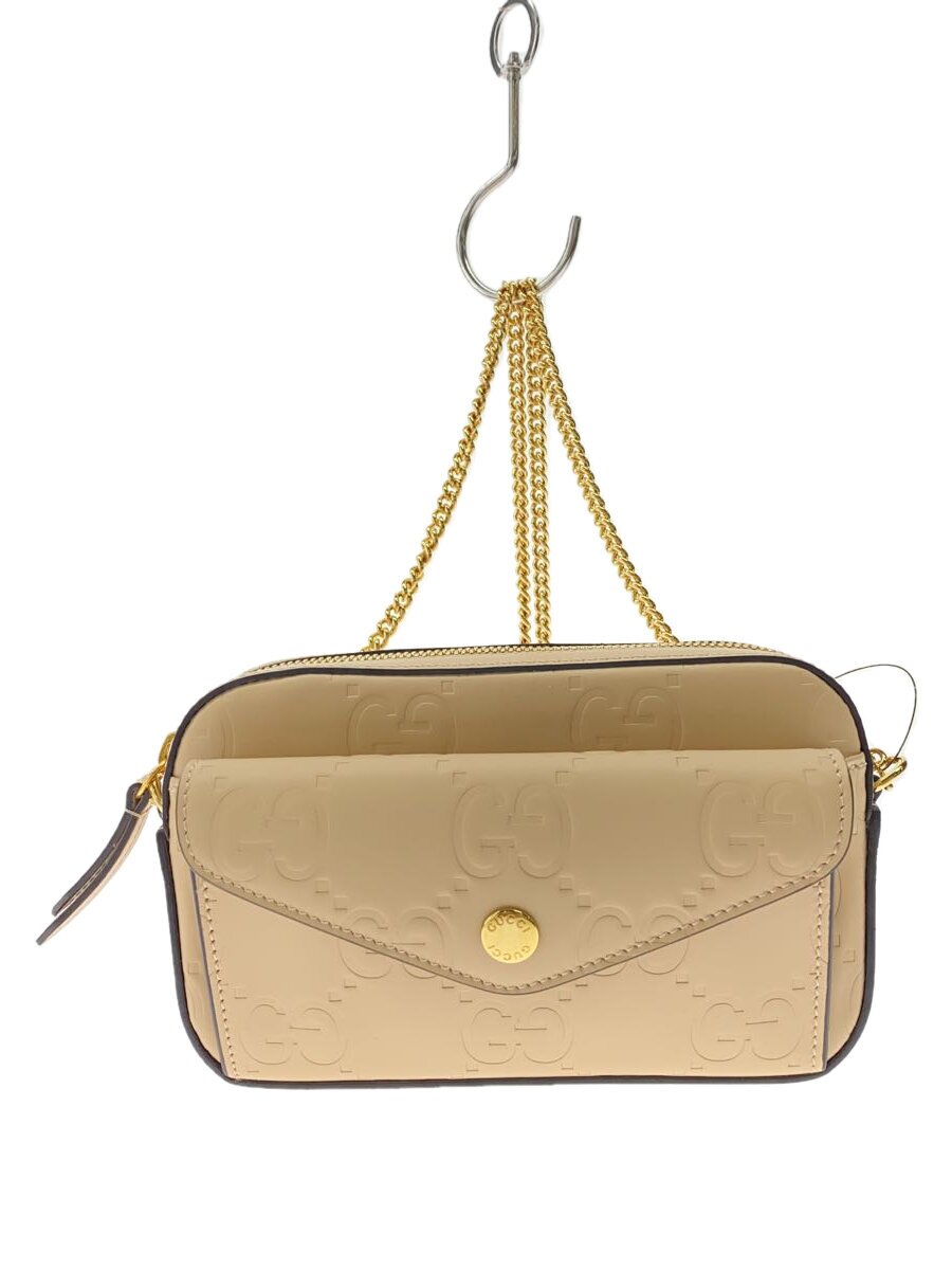 【中古】GUCCI◆ミニショルダーバッグ/レザー/BEG/総柄//【バッグ】｜2ｎｄ STREET 店