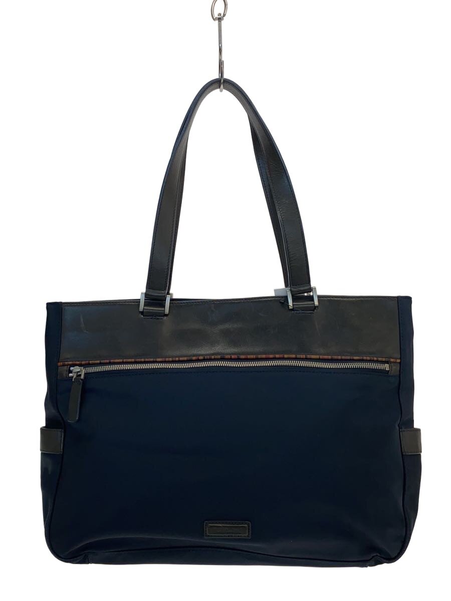 【中古】Paul Smith◆トートバッグ/--/NVY【御徒面子】