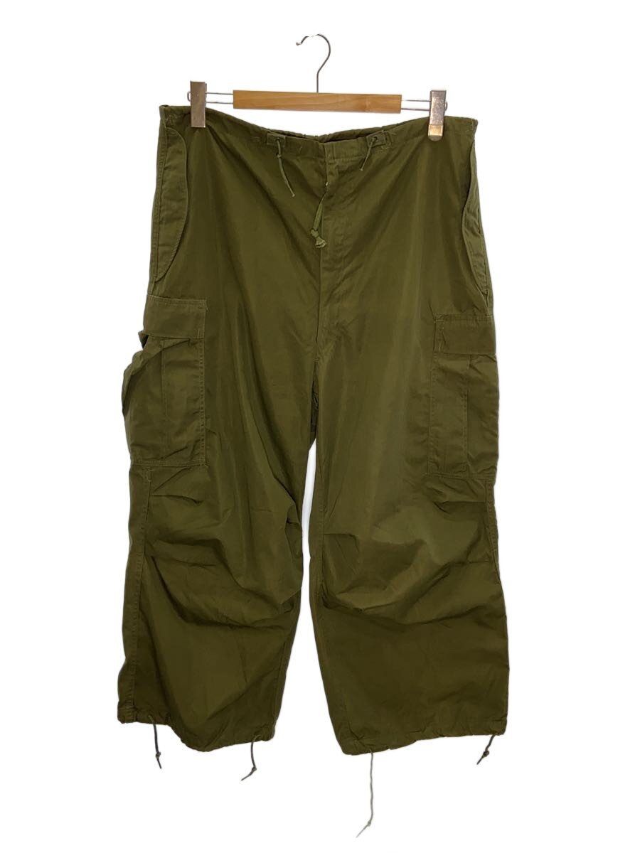【中古】US.ARMY◆50s/M-51/厚地の外套ズボン下/カーゴパンツ/M/綿織物/カーキ//【メンズウェア】