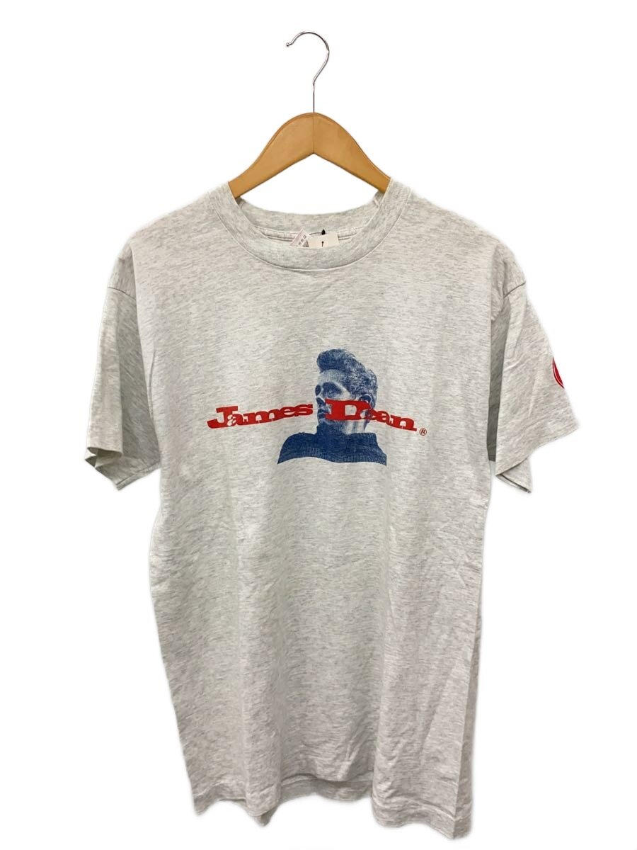 【中古】FRUIT OF THE LOOM◆Tシャツ/L/コットン/GRY/プリント/90s/JAMES DEAN PHOTO TEE/変色有【メンズウェア】｜2ｎｄ STREET 店
