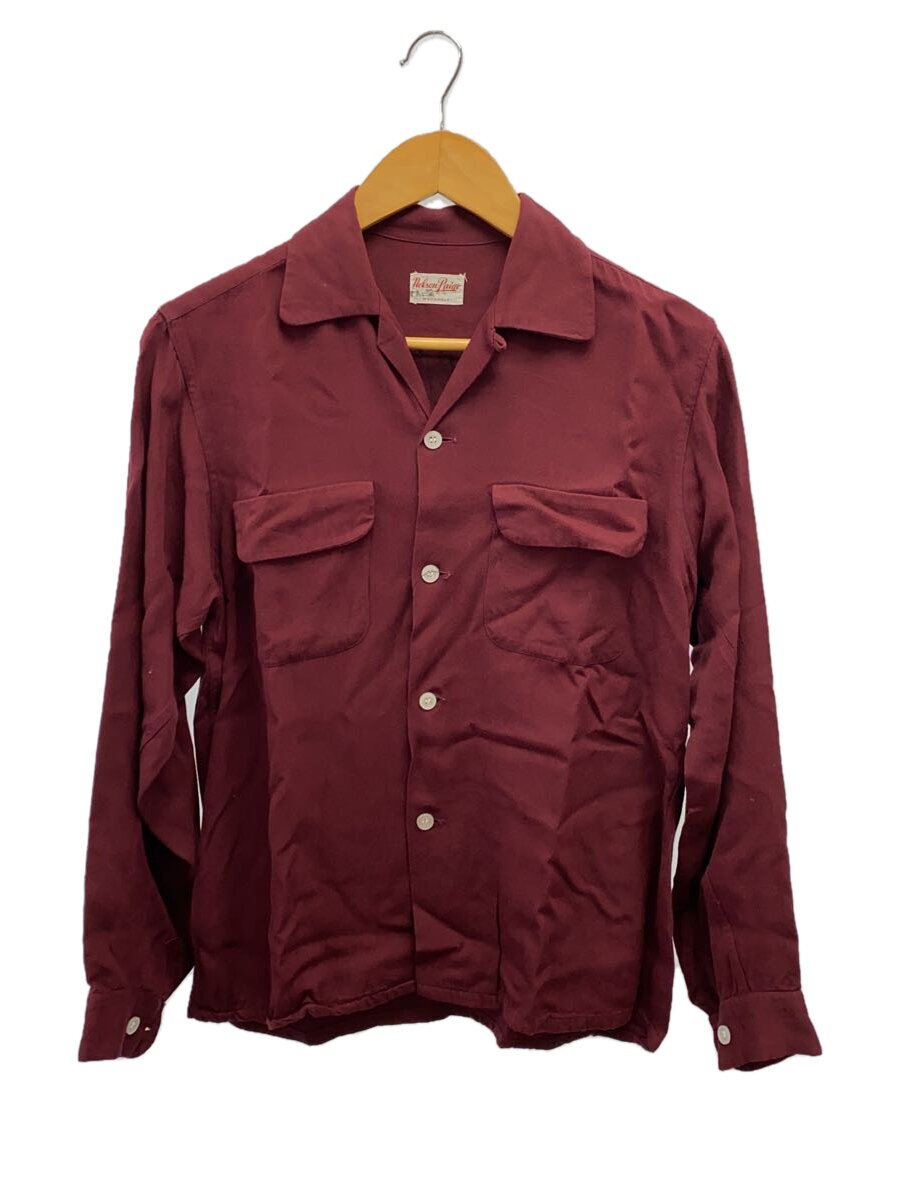 【中古】50s/レーヨンシャツ/長袖シャツ/14.5/レーヨン/BRD/無地【メンズウェア】|2nd STREET 店